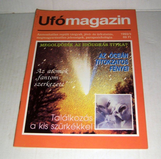 UFO Magazin 1993/3 Mrcius (18.szm) 4kp+tartalom