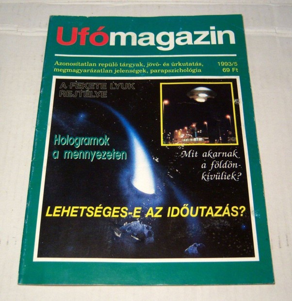 UFO Magazin 1993/5 Mjus (20.szm) 4kp+tartalom