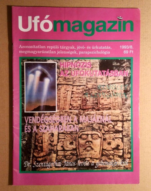 UFO Magazin 1993/8 Augusztus (23.szm) 6kp+tartalom