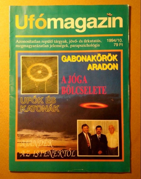 UFO Magazin 1994/10 Oktber (37.szm) 6kp+tartalom