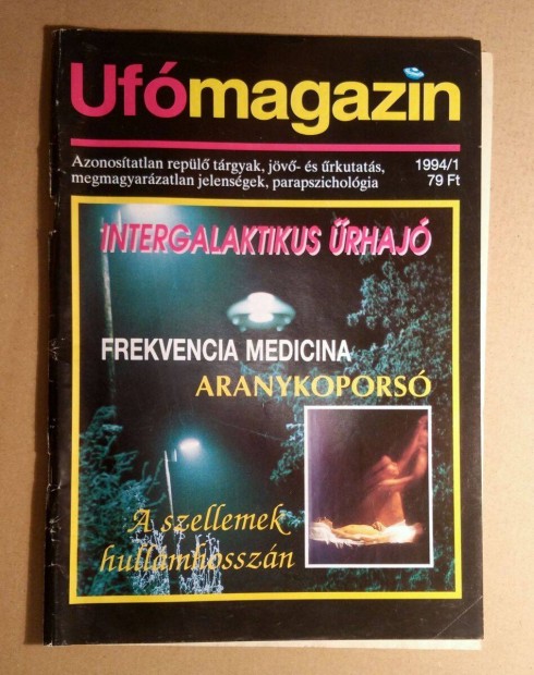 UFO Magazin 1994/1 Janur (28.szm) 6kp+tartalom