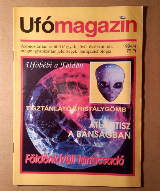 UFO Magazin 1994/4 prilis (31.szm) 6kp+tartalom