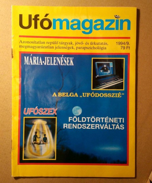 UFO Magazin 1994/9 Szeptember (36.szm) 6kp+tartalom