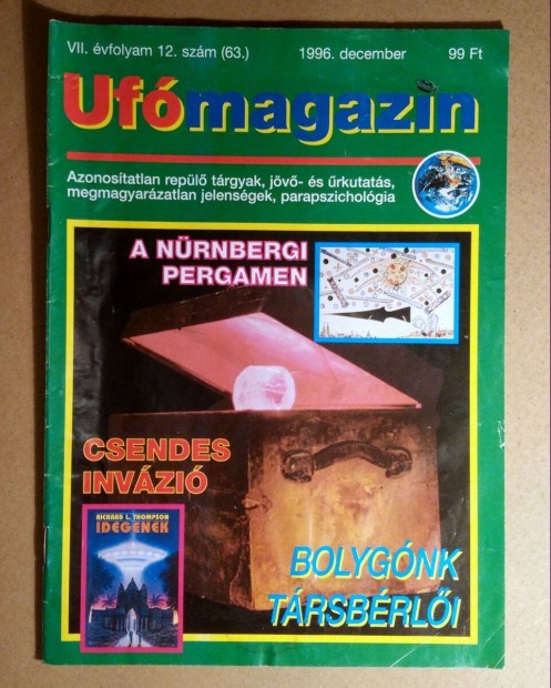 UFO Magazin 1996/12 December (63.szm) 6kp+tartalom