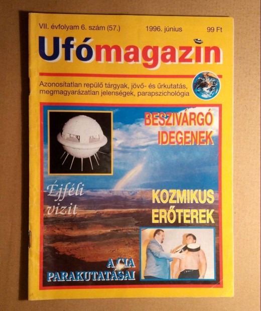 UFO Magazin 1996/6 Jnius (57.szm) 6kp+tartalom