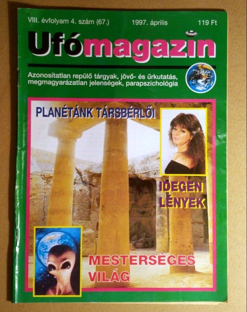 UFO Magazin 1997/4 prilis (67.szm) 6kp+tartalom