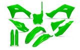 UFO műanyag készlet villavédőkkel KX 450 2024 neon zöld
