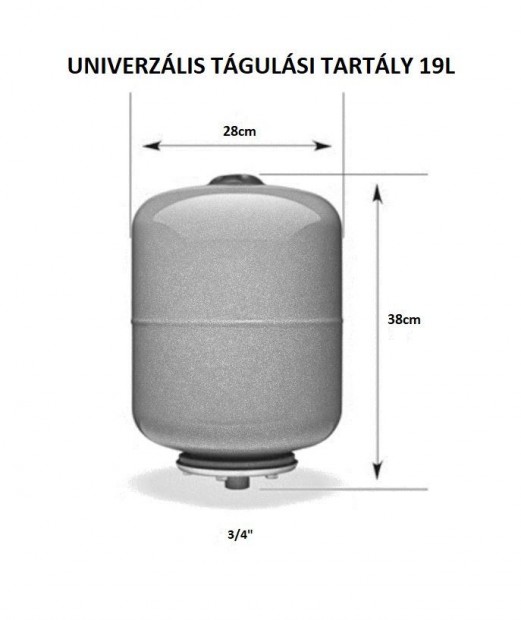UNIVERZLIS TGULSI TARTLY 19L