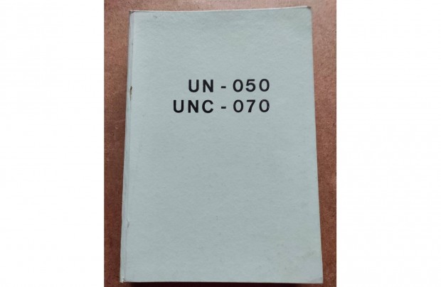 UN - 050 s UNC - 070 homlokrakod alkatrszkatalgus