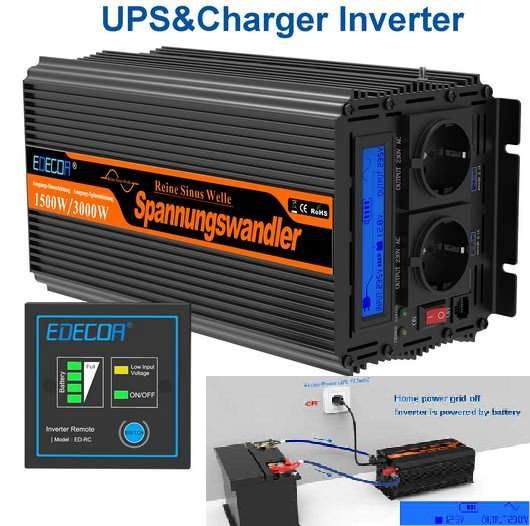 UPS Kls Akkus Sznetmentes Tpegysg Inverter 12V 5000W(5615)