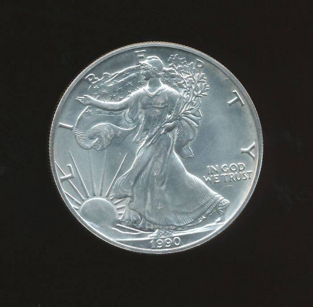 USA 1 oz ezst 1990, Silver Eagle