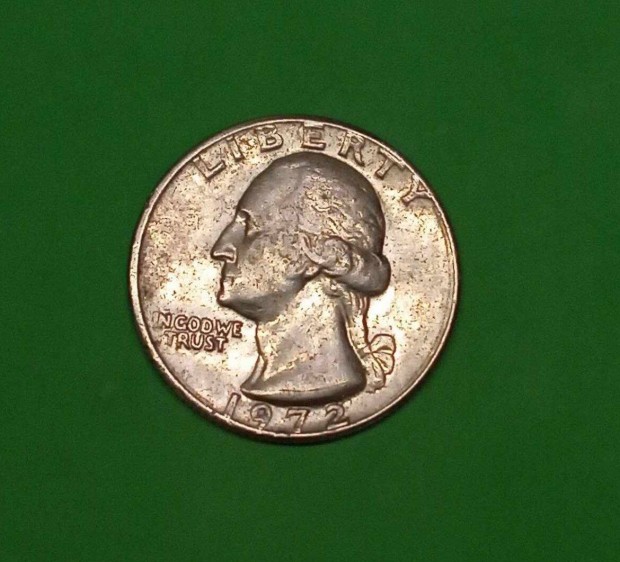USA 25 cent 1972