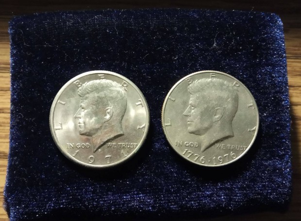 USA Kennedy Half Dollar1971 1976Kennedy Half dollr forgalmi emlkpnz
