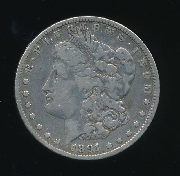 USA Morgan dollr 1891 O, ezst rme