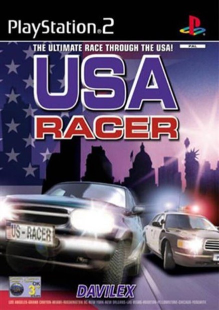 USA Racer eredeti Playstation 2 jtk