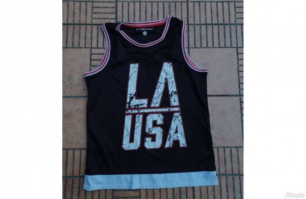 USA feliratos amerikai kosárlabda mez XL