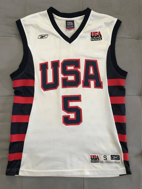 USA válogatott Jason Kidd kosárlabda mez eladó; S-es méretben