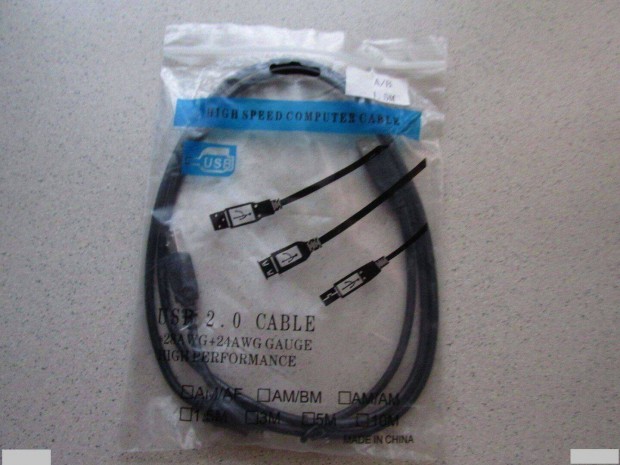 USB 2,0 High Speed Computer Cable Kbel 1,5 m j