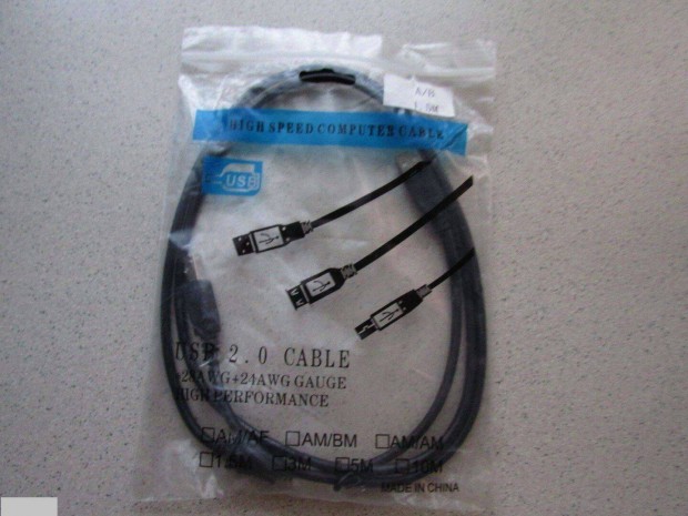 USB 2,0 High Speed Computer Cable Kbel 1,5 m j