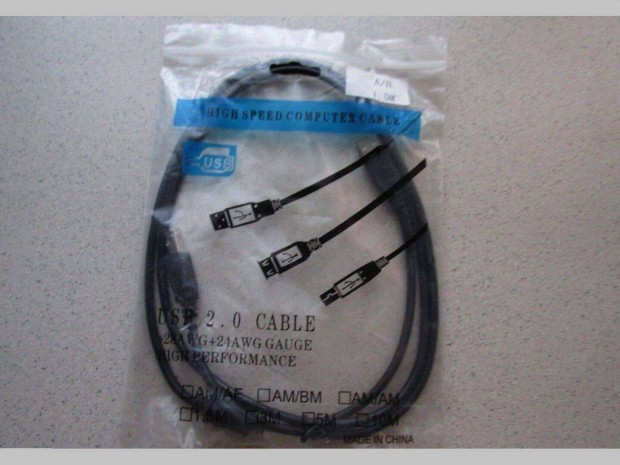 USB 2,0 High Speed Computer Cable Kbel 1,5 m j