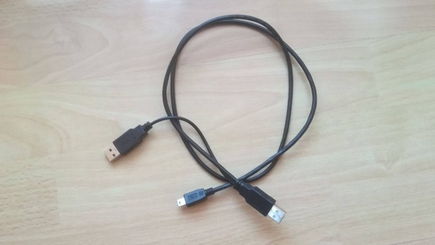 USB A-A + USB A to - mini USB A kbel, talakt, adapter