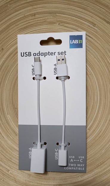 USB A-C/C-A kbel szett 