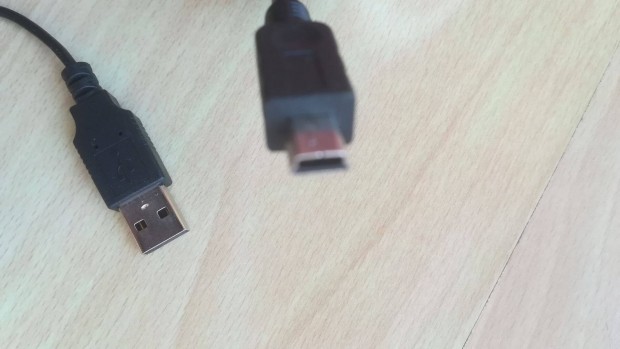 USB A to USB A + mini USB A kábel, átalakító, adapter