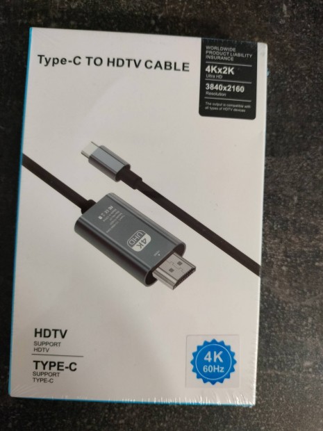 USB C HDMI 60Hz 1.5 mteres kbel j 