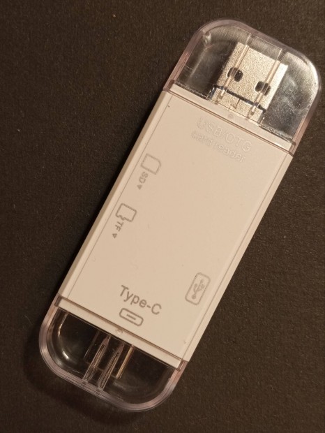 USB C USB A Otg SD és Micro SD kártyaolvasó