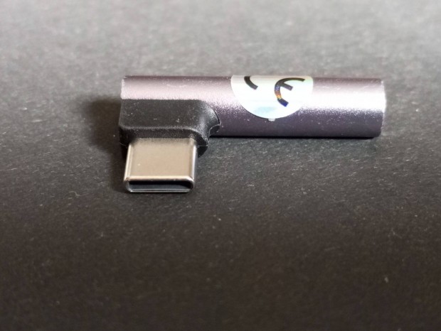 USB C - 3,5 jack hang flhallgat fejhallgat adapter audio hangkrtya