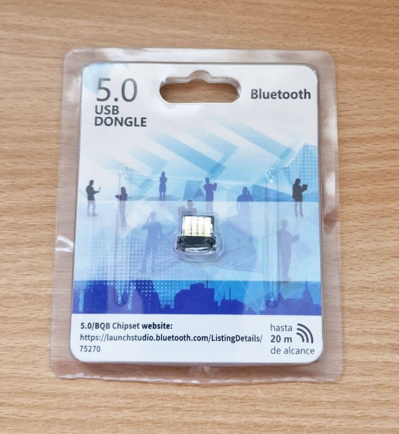 USB Mini Bluetooth 5.0 Adapter 24Mbps tviteli sebessg