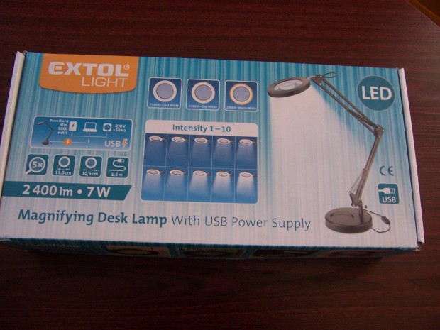 USB-s asztali lámpa