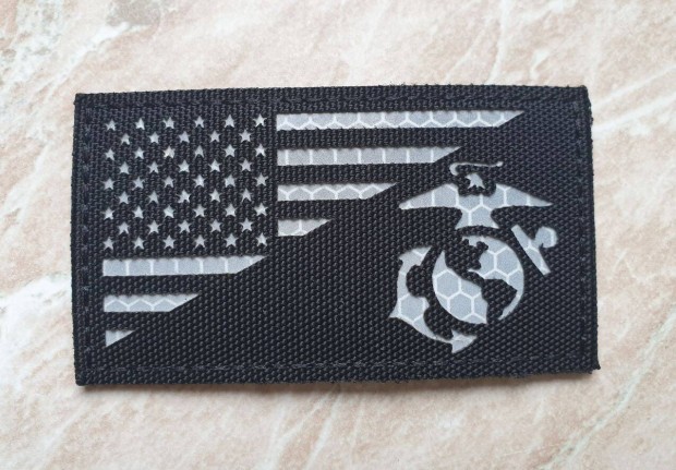 USMC amerikai haditengerszeti infrareflektiv felvarr