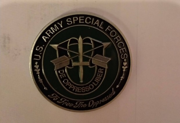 US Army Spec Forces coin ( rem )