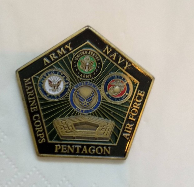 US Pentagon coin, rem (fm, bronz)