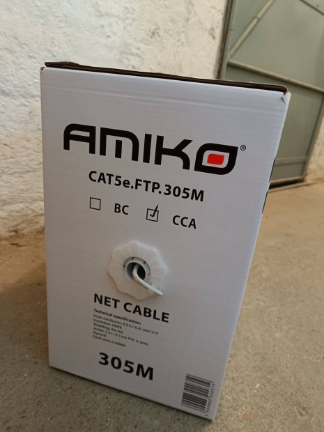 UTP cat5e kábeldob Amiko
