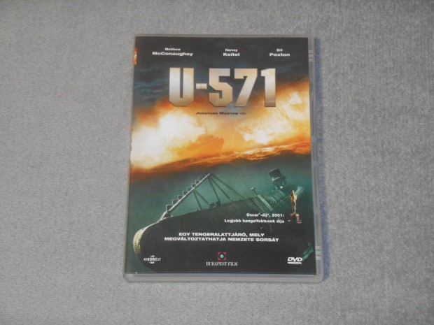 U-571 / U 571 (Matthew Mcconaughey, Harvey Keitel) DVD film Ingyenes!