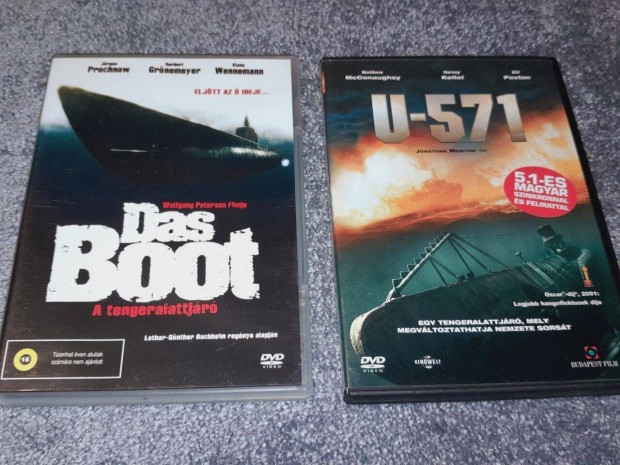 U-571 s Das Boot - A tengeralattjr DVD (2000-1985) Szinkronizlt