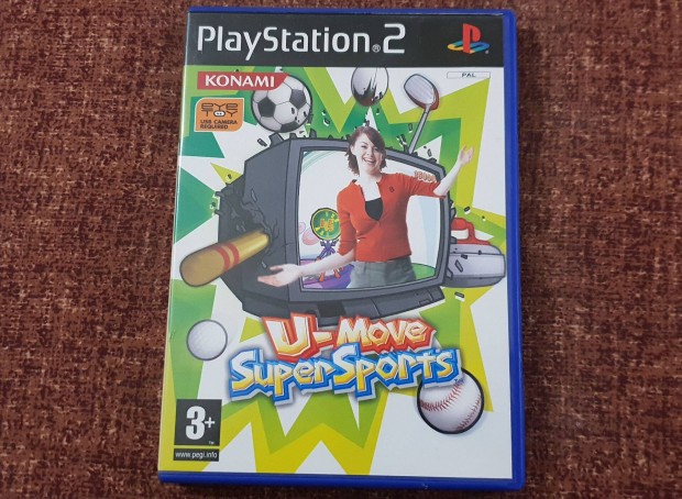 U - Move Super Sports Playstation 2 eredeti lemez ( 2500 Ft)