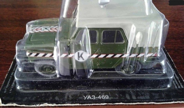 Uaz 469 "komendatura" kisauto modell 1/43 Elad