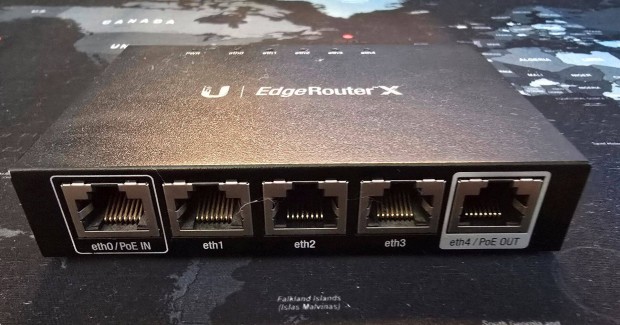 Ubiquiti Edgerouter X ER-X PoE 4 portos gigabit router