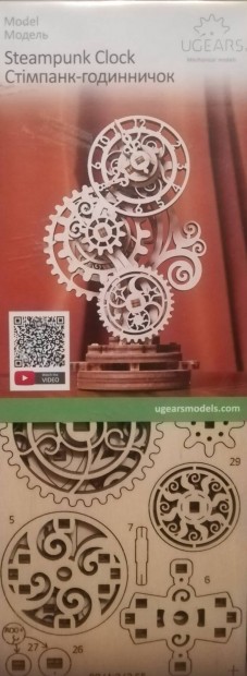 Ugears - Steampunk ra 3D modell 