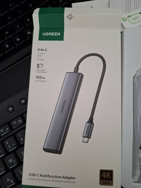 Ugreen 5 in 1 Usb-c portbvt hub 