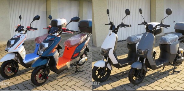 Új 0KM Elektromos Robogó Szállítás Megoldható