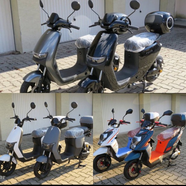 Új 0KM Elektromos Robogó Szállítás Megoldható