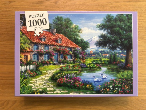 Új 1000 db Innovakids Beautiful Cottage Gyönyörű Házikó Puzzle 70x50cm