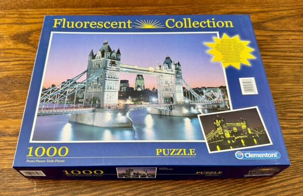 j 1000 db-os Clementoni fluoreszkl puzzle