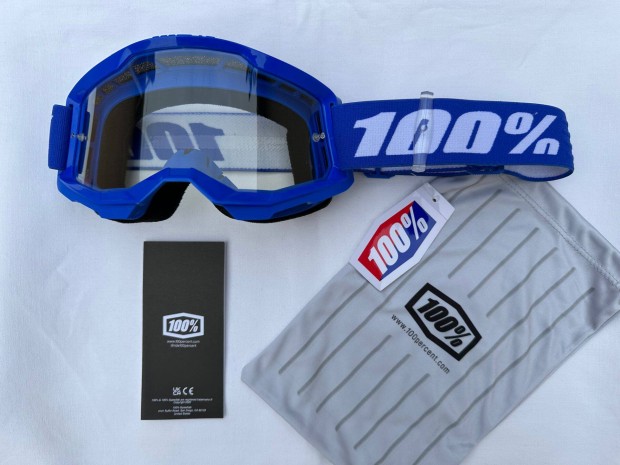 j 100% Strata 2 kk enduro, mx, cross szemveg, vdszemveg
