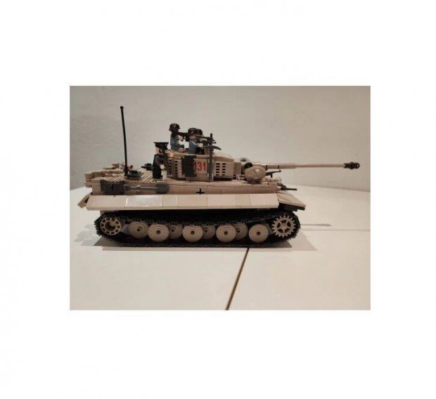 j 1018 db. Hres kocka kompatibilis WWII. Tiger 131 Tank + 6f - 35cm