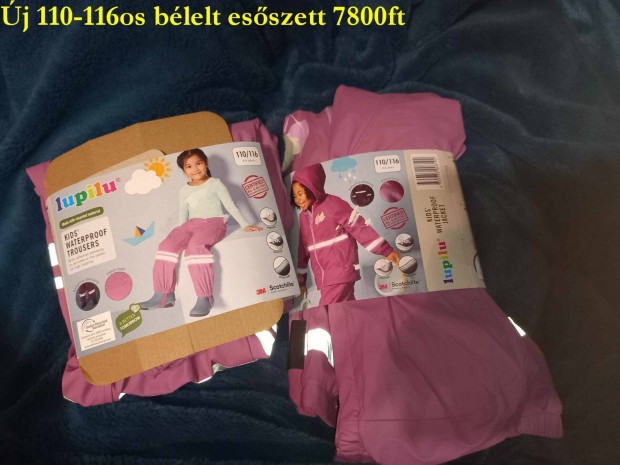 j 110-116-os lupilu blelt lnyka esszett, egyben 7800ft